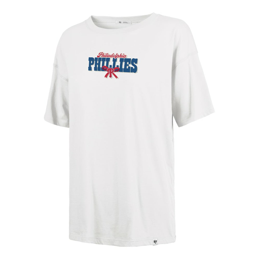 MLB Philadelphia Phillies '47 Women's Bow & Banner Sadie T-Shirt