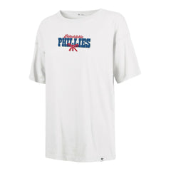 MLB Philadelphia Phillies '47 Women's Bow & Banner Sadie T-Shirt