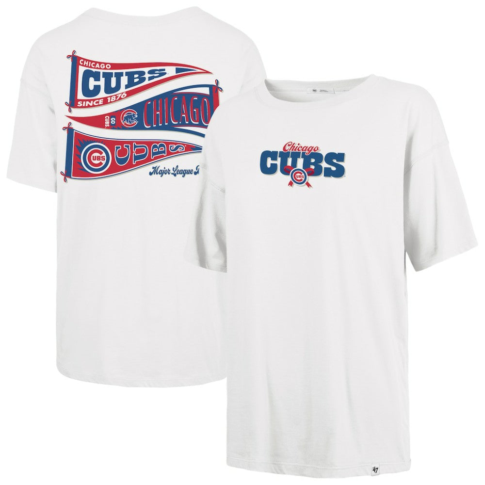 MLB Chicago Cubs '47 Women's Bow & Banner Sadie T-Shirt
