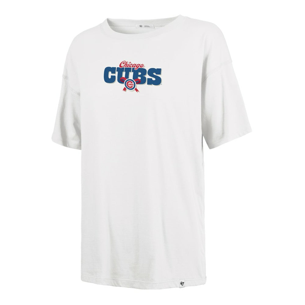 MLB Chicago Cubs '47 Women's Bow & Banner Sadie T-Shirt