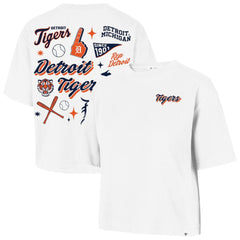 MLB Detroit Tigers '47 Women's Collage Script Reed City T-Shirt