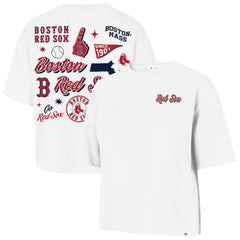 MLB Boston Red Sox '47 Women's Collage Script Reed City T-Shirt
