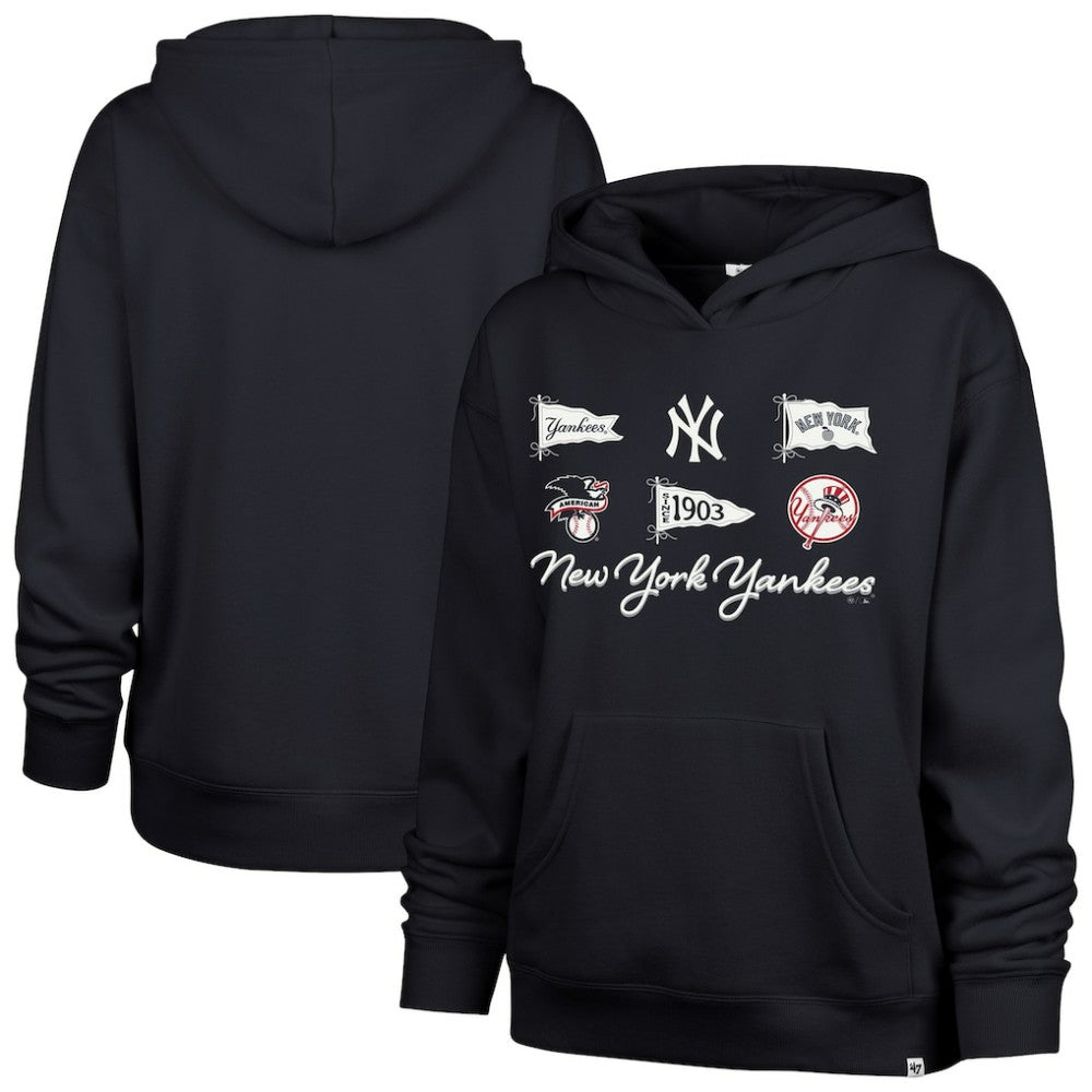 MLB New York Yankees '47 Women's Bow & Banners Naomi Hoodie