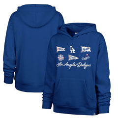 MLB Los Angeles Dodgers '47 Women's Bow & Banners Naomi Hoodie