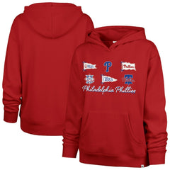 MLB Philadelphia Phillies '47 Women's Bow & Banners Naomi Hoodie