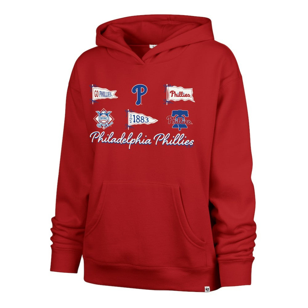 MLB Philadelphia Phillies '47 Women's Bow & Banners Naomi Hoodie