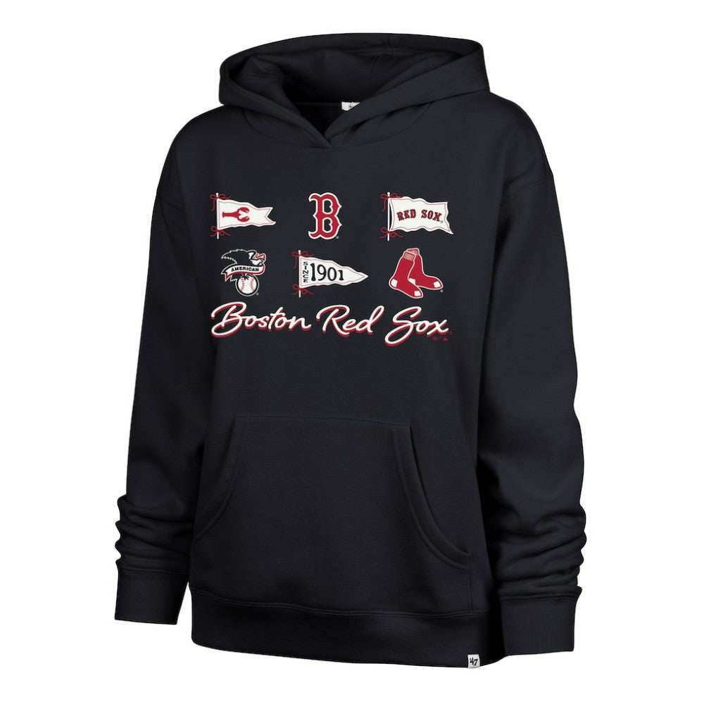 MLB Boston Red Sox '47 Women's Bow & Banners Naomi Hoodie