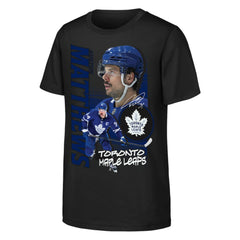 NHL Black Auston Matthews Toronto Maple Leafs Outerstuff Youth Playmaker T-Shirt