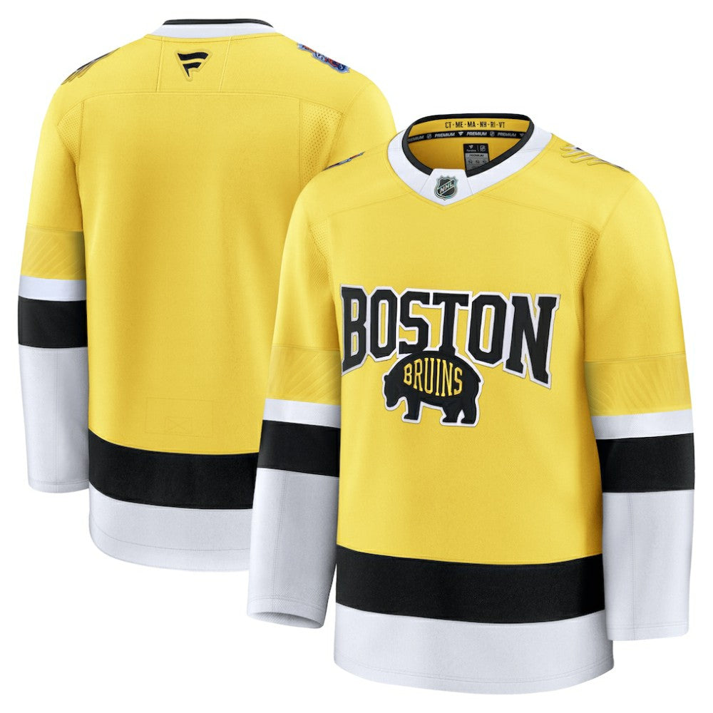 NHL Gold Boston Bruins Fanatics 2026 NHL Stadium Series Premium Jersey
