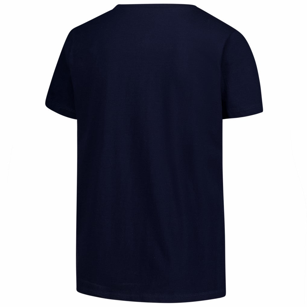 Women's Plus Size Arch Over Logo V-Neck T-Shirt - New England Patriots