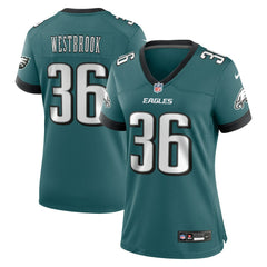 Brian Westbrook  Women's Team Retired Game Jersey - Philadelphia Eagles
