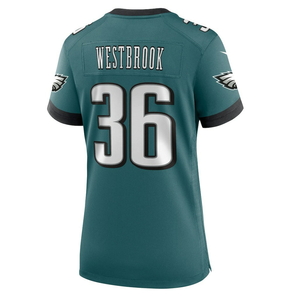 Brian Westbrook  Women's Team Retired Game Jersey - Philadelphia Eagles