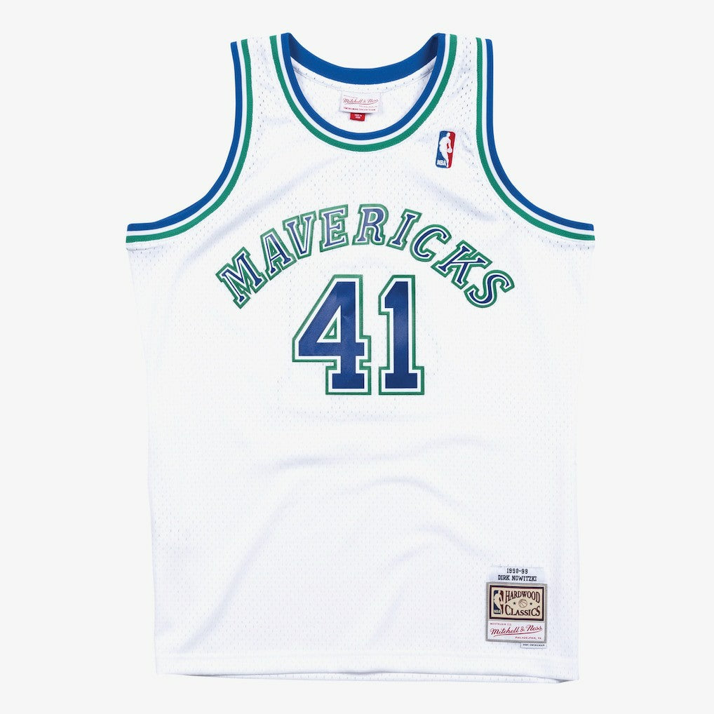 NBA Dirk Nowitzki Dallas Mavericks 1998-99 Hardwood Classics Swingman Jersey sale