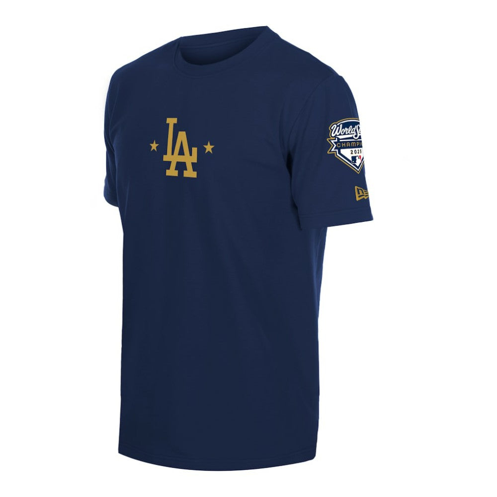 MLB Los Angeles Dodgers New Era 2026 Gold Collection Logo & Patch T-Shirt