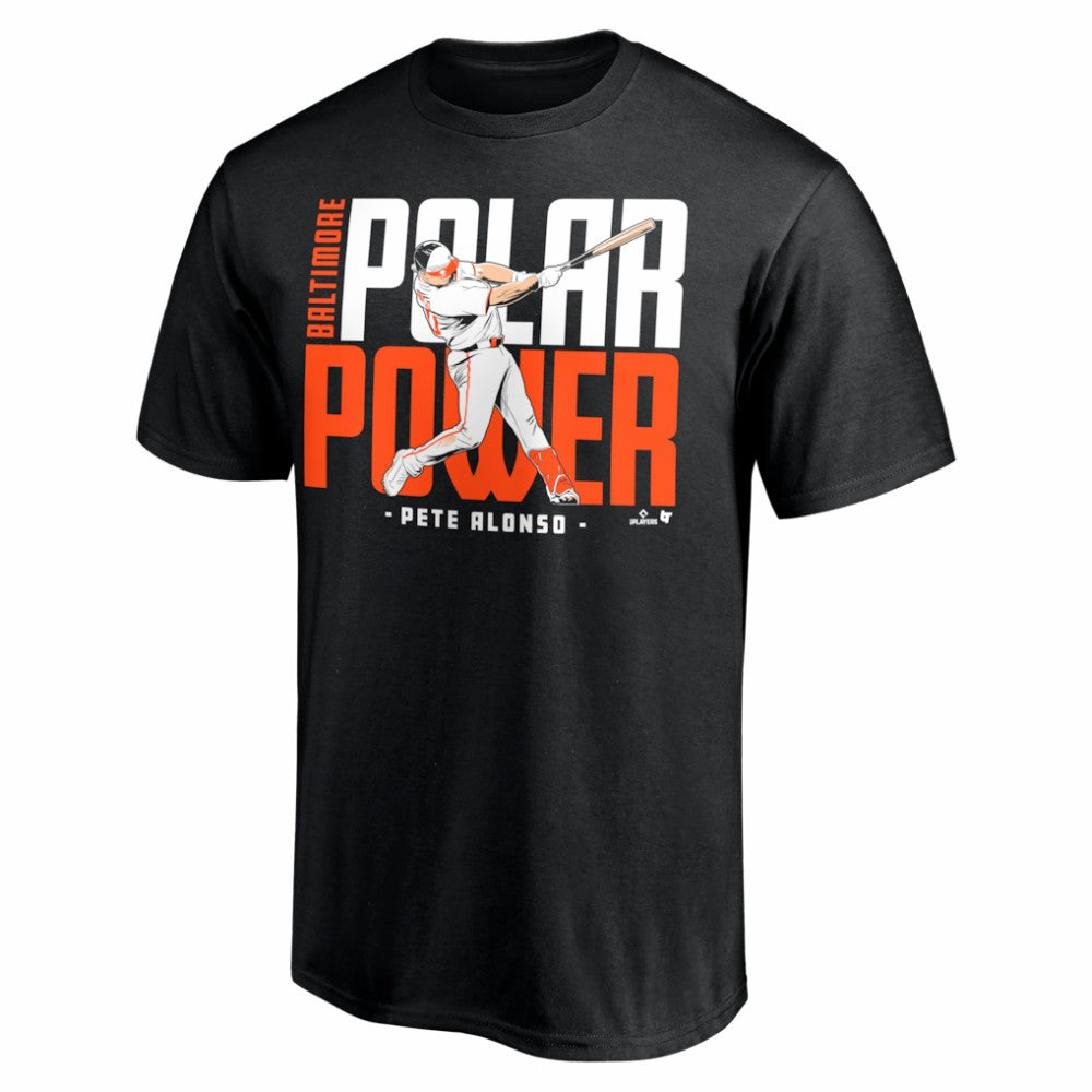 MLB Pete Alonso Baltimore Orioles BreakingT Unisex Polar Power T-Shirt