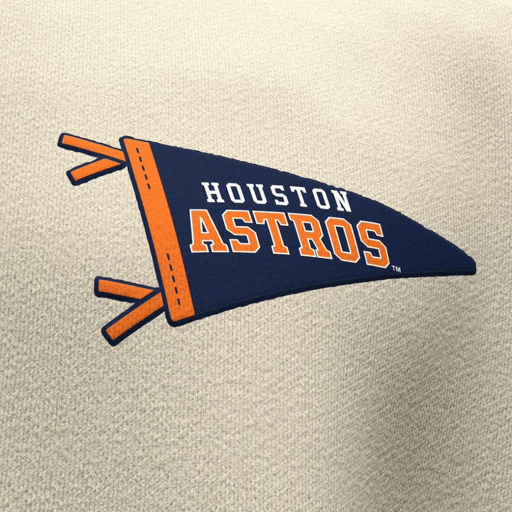 MLB Houston Astros Fanatics Unisex Spirit Jersey Fleece Crewneck Pennant Sweatshirt