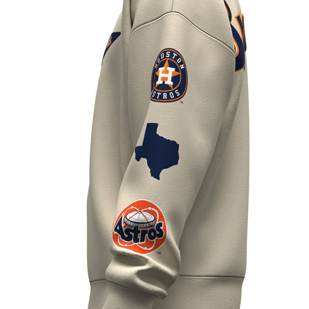 MLB Houston Astros Fanatics Unisex Spirit Jersey Fleece Crewneck Pennant Sweatshirt