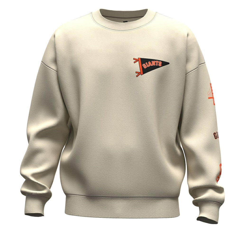 MLB San Francisco Giants Fanatics Unisex Spirit Jersey Fleece Crewneck Pennant Sweatshirt