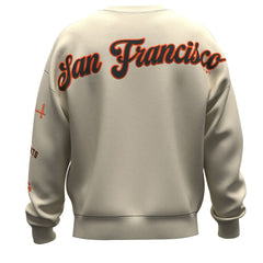 MLB San Francisco Giants Fanatics Unisex Spirit Jersey Fleece Crewneck Pennant Sweatshirt
