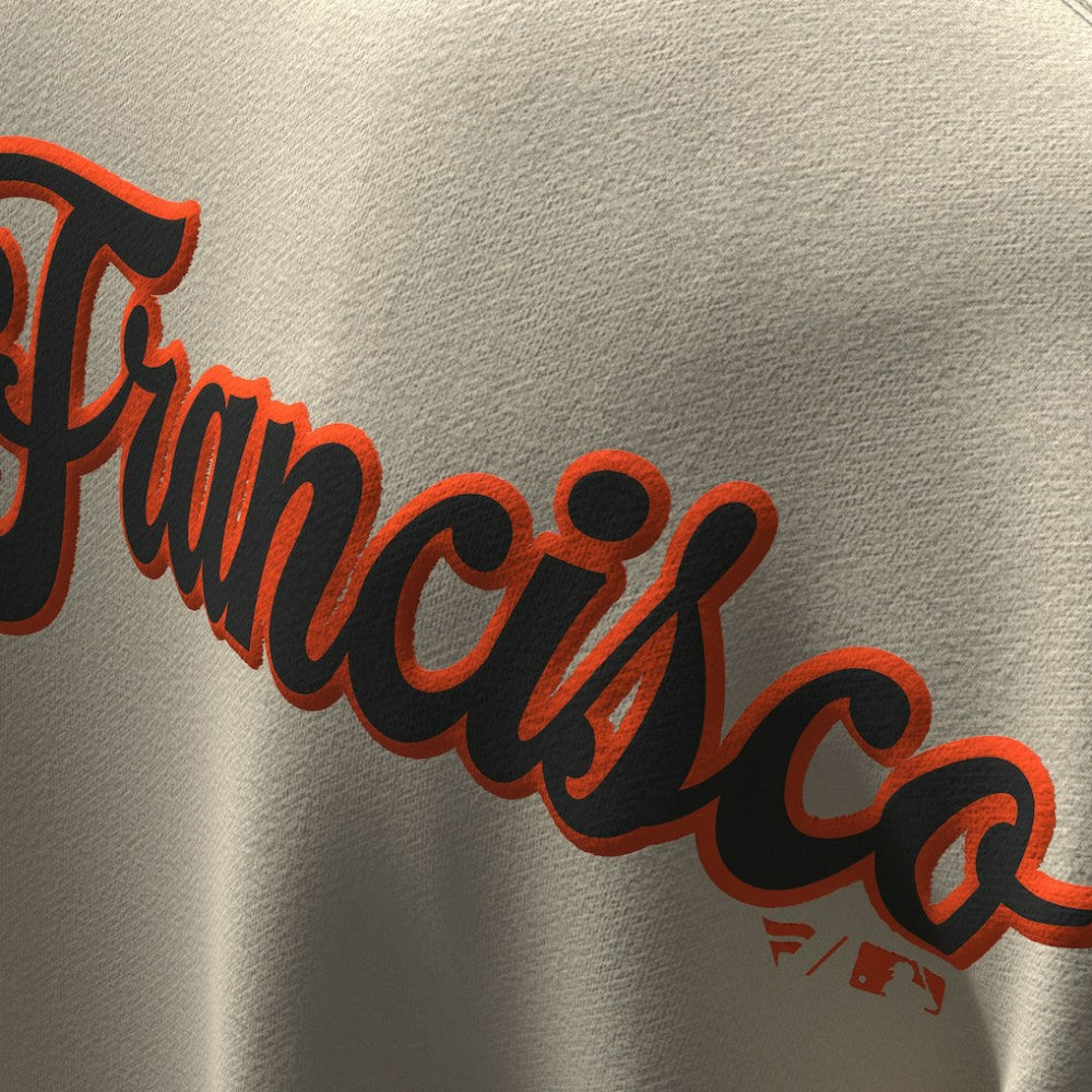 MLB San Francisco Giants Fanatics Unisex Spirit Jersey Fleece Crewneck Pennant Sweatshirt