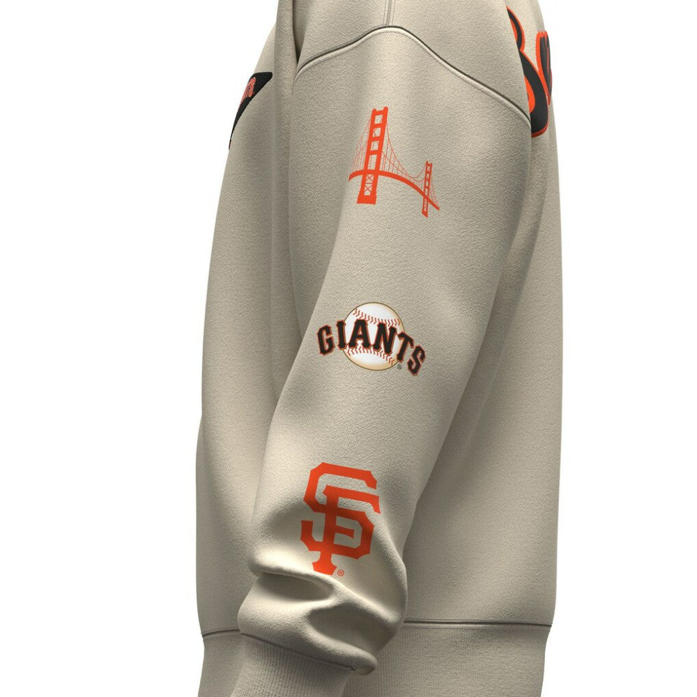 MLB San Francisco Giants Fanatics Unisex Spirit Jersey Fleece Crewneck Pennant Sweatshirt