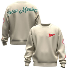 MLB Boston Red Sox Fanatics Unisex Spirit Jersey Fleece Crewneck Pennant Sweatshirt