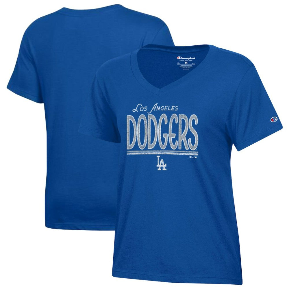 MLB Los Angeles Dodgers Champion Women's Core V-Neck T-Shirt