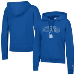MLB Los Angeles Dodgers Champion Women's Distressed Powerblend Hoodie