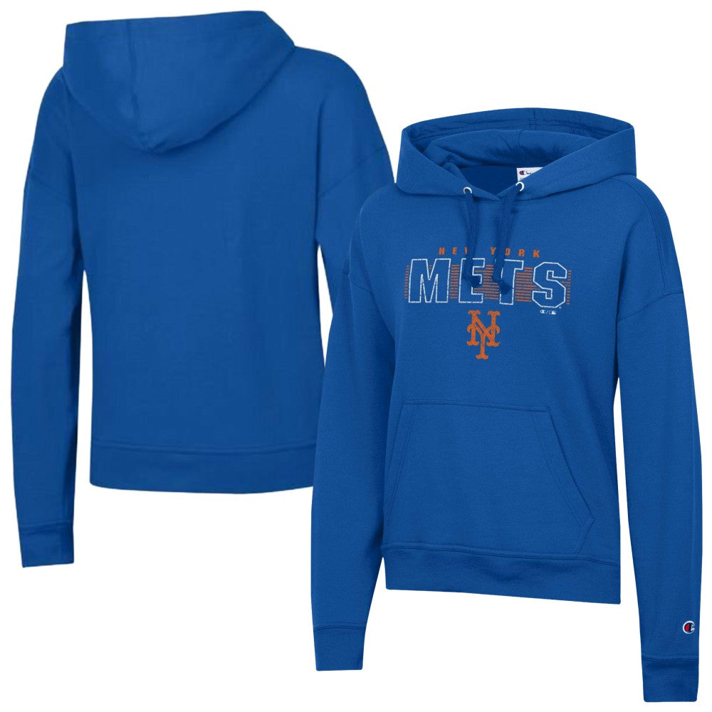 MLB New York Mets Champion Women's Distressed Powerblend Hoodie