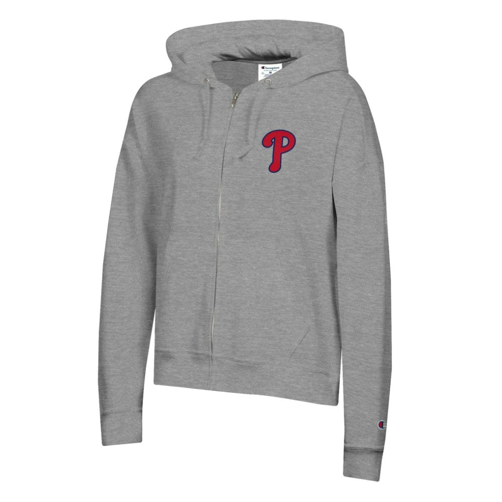MLB Philadelphia Phillies Champion Women's Powerblend Fleece Full-Zip Hoodie