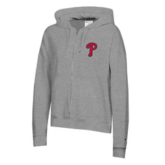 MLB Philadelphia Phillies Champion Women's Powerblend Fleece Full-Zip Hoodie