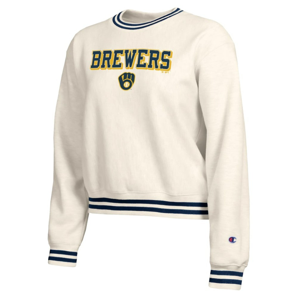 MLB Milwaukee Brewers Champion Women's Reverse Weave Sweatshirt