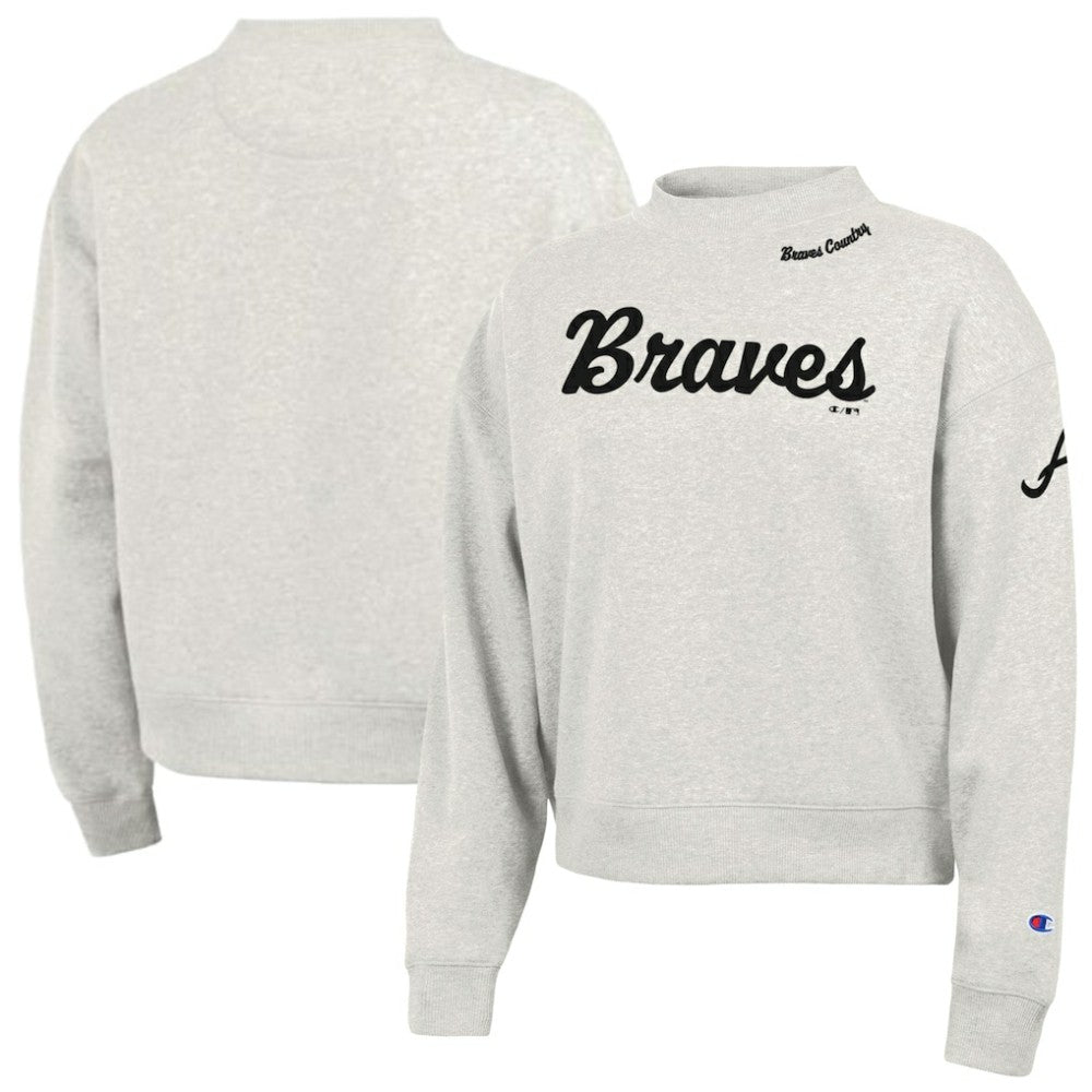 MLB Atlanta Braves Champion Women's Triumph Tri-Blend Sweatshirt