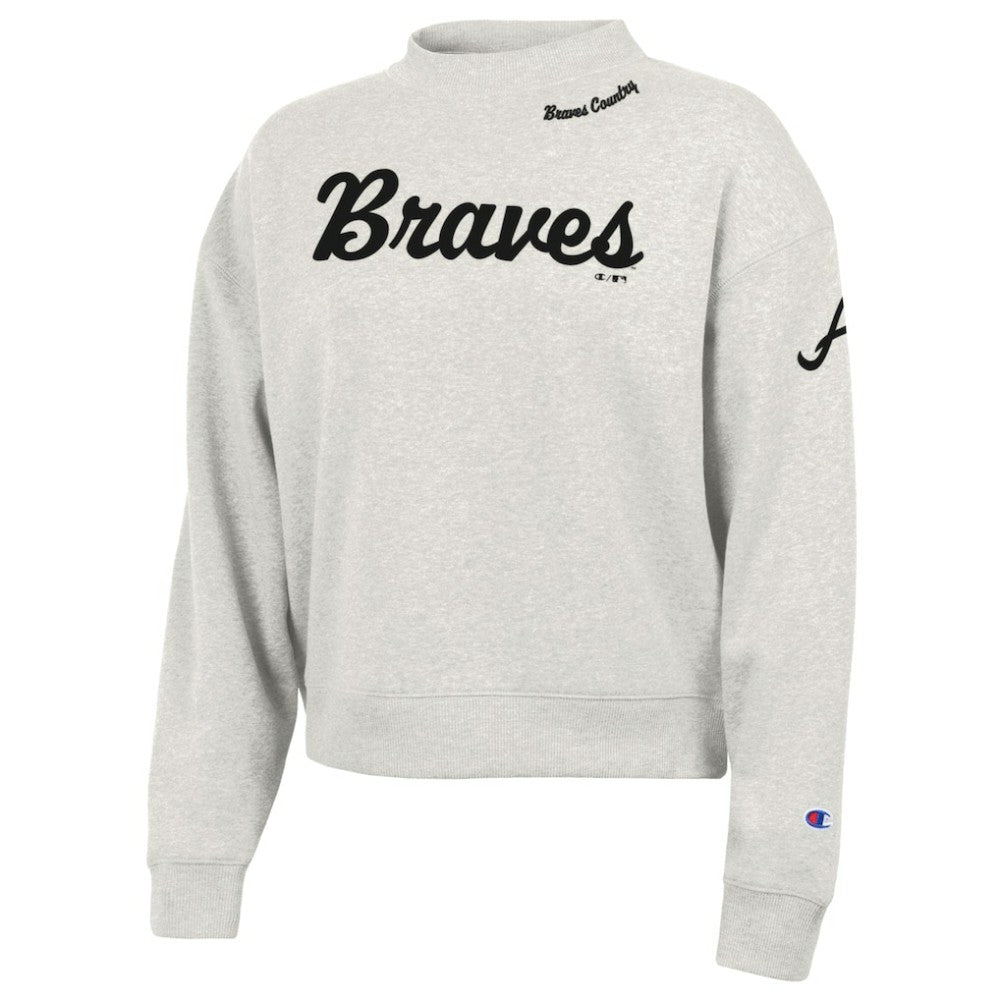 MLB Atlanta Braves Champion Women's Triumph Tri-Blend Sweatshirt