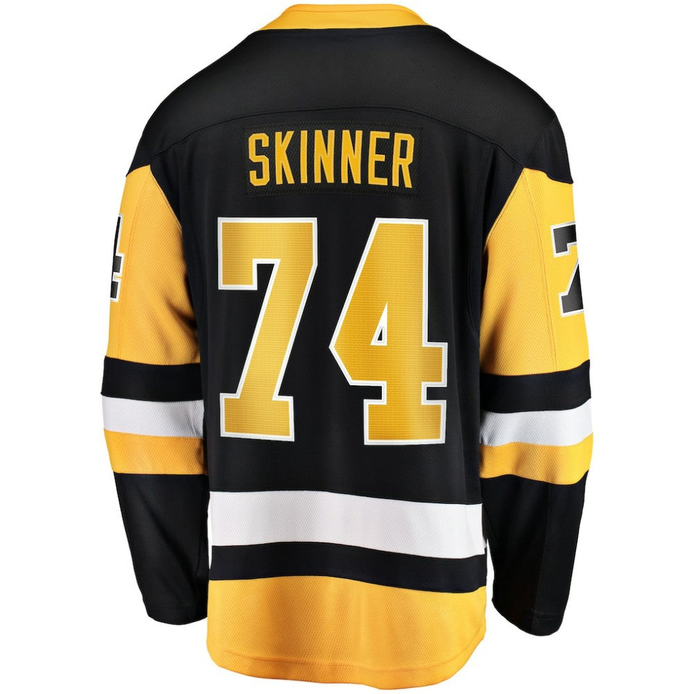 NHL Black Stuart Skinner Pittsburgh Penguins Fanatics Home Breakaway Jersey
