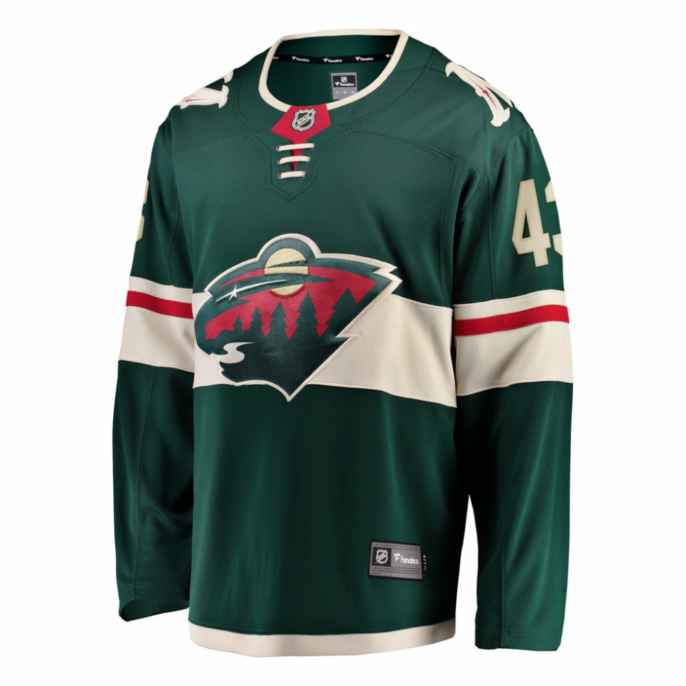 NHL Green Quinn Hughes Minnesota Wild Fanatics Home Breakaway Jersey