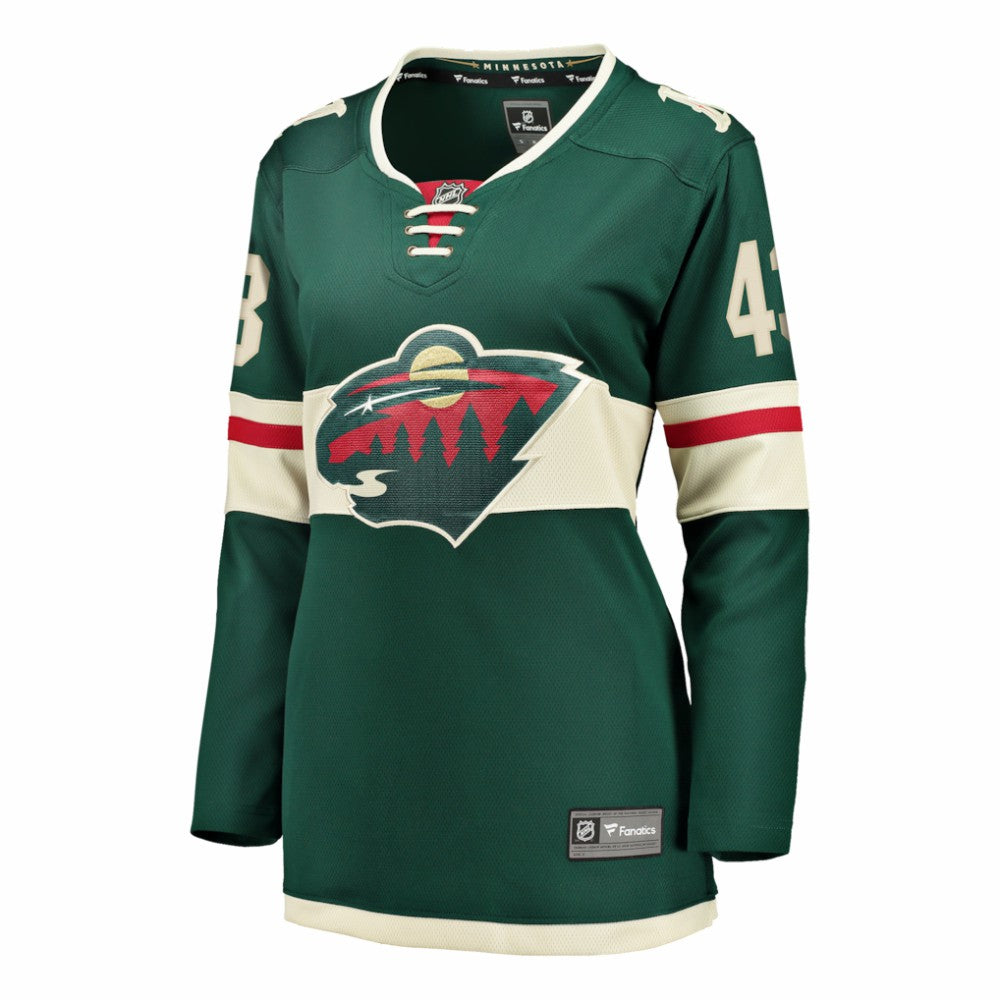 NHL Green Quinn Hughes Minnesota Wild Fanatics Women's Home Breakaway Jersey