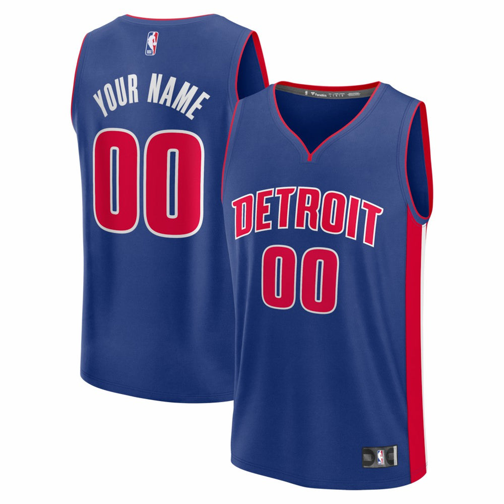 NBA Detroit Pistons Fastbreak Custom Jersey sale
