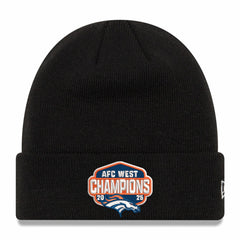 2025 AFC West Division Champions Cuffed Knit Hat - Denver Broncos