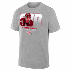 NHL Gray Patrick Kane Detroit Red Wings 500 Career Goals Milestone T-Shirt