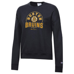 NHL Black Boston Bruins Champion Women's Powerblend Fleece Sweatshirt