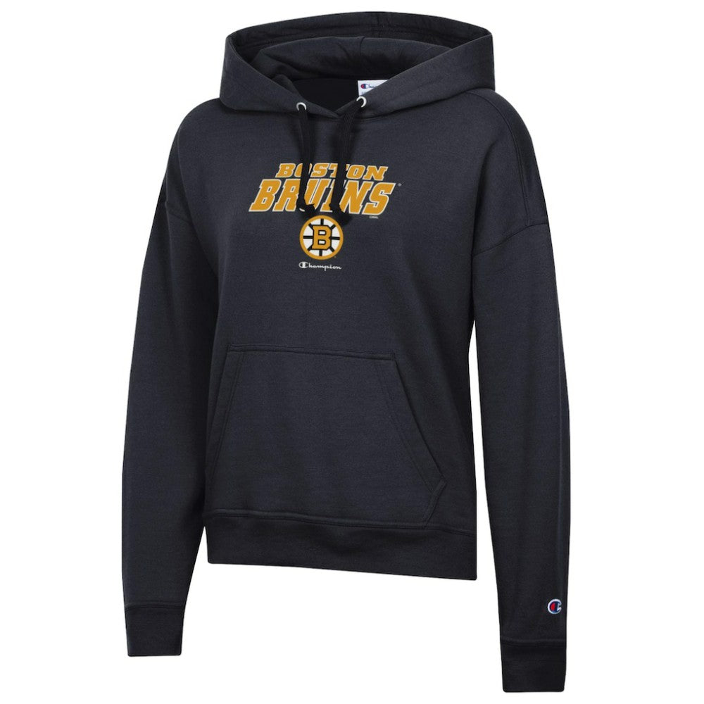 NHL Black Boston Bruins Champion Women's Powerblend Fleece Hoodie