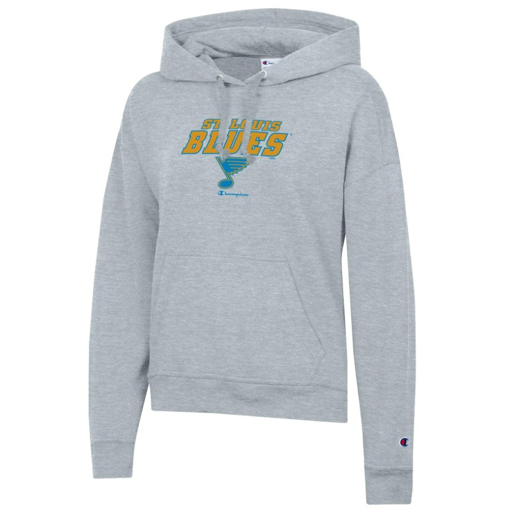 NHL Gray St. Louis Blues Champion Women's Powerblend Fleece Hoodie