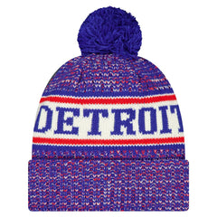 NBA Detroit Pistons Team Cuffed Knit Hat with Pom sale