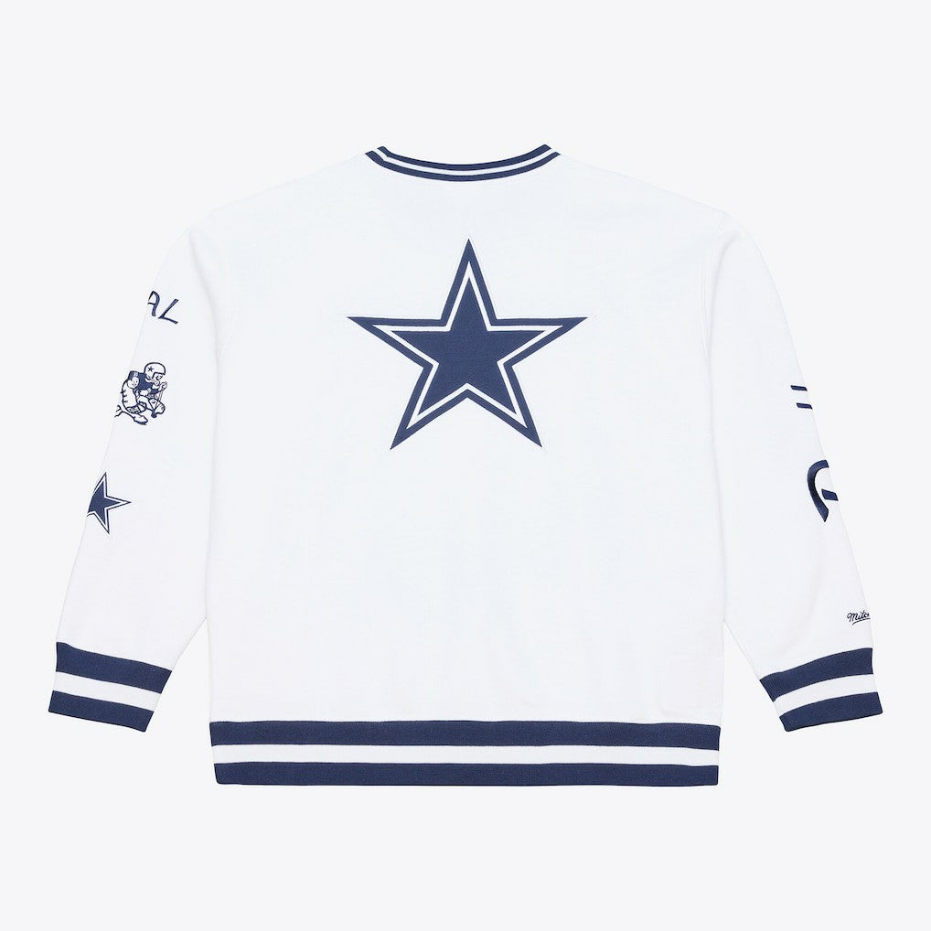 White Out Fleece Sweatshirt - Dallas Cowboys