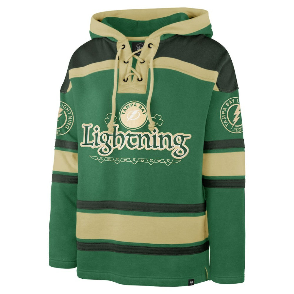 NHL Kelly Green Tampa Bay Lightning '47 McLucky Superior Lacer Hoodie