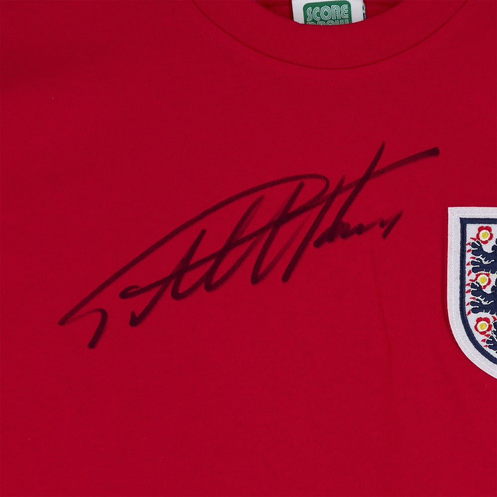 Sir Geoff Hurst England National Team Autographed 1966 Score Draw Jersey -  Icons
