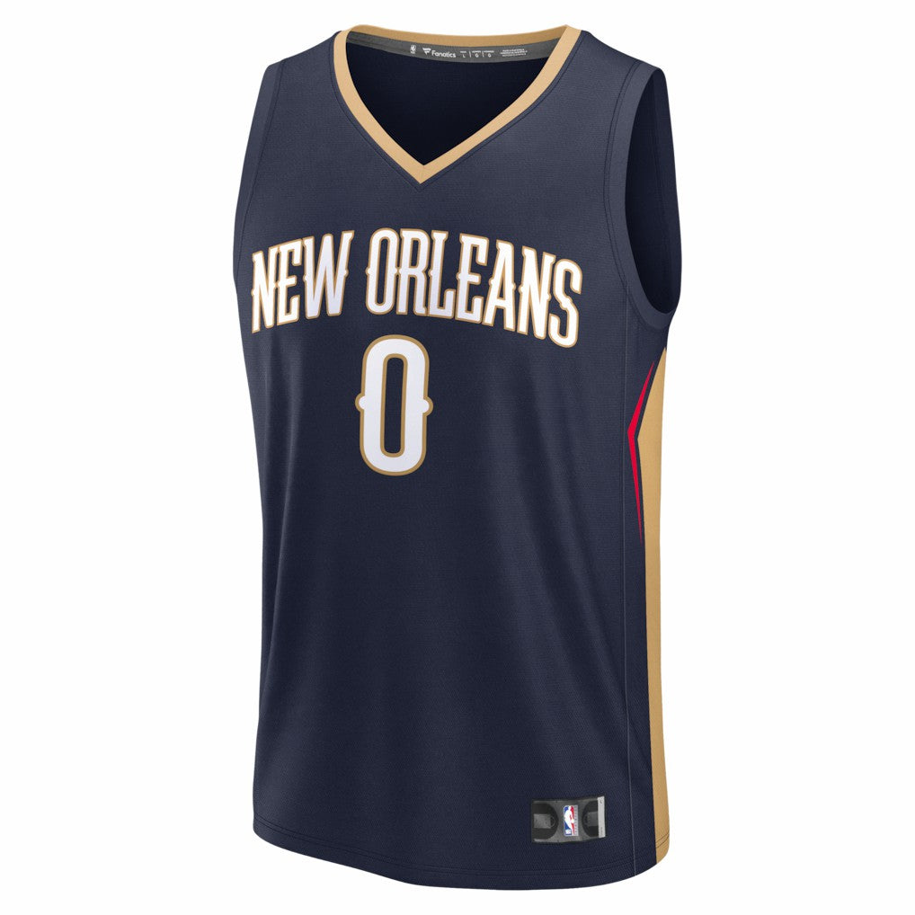 NBA Jeremiah Fears New Orleans Pelicans Fast Break Replica Jersey