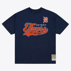 MLB Detroit Tigers Mitchell & Ness Script Sweep Arch T-Shirt