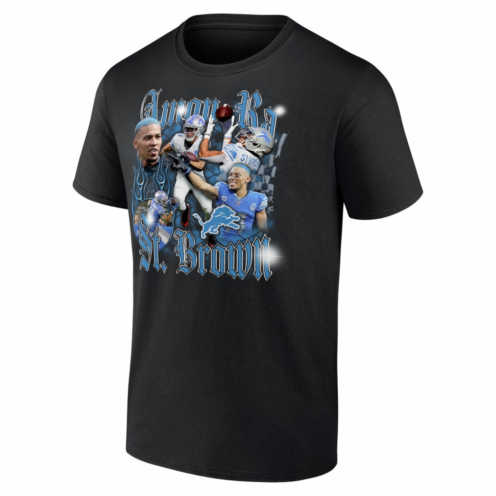 Amon-Ra St. Brown  Notorious T-Shirt - Detroit Lions